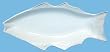 White Fish Ceramic Pottery Haddock Large Dish 16 1/2"x8"x2 1/4"