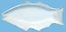 White Fish Ceramic Pottery Haddock Large Dish 16 1/2"x8"x2 1/4"