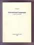 International languages: A matter for Interlingua