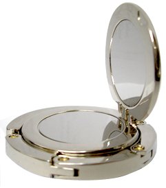 Mirror Purse Vanity Flip Top Bag Handbag Hook Handle Hanger Caddy