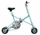 ミニウォーカー 折りたたみ自転車 アームスタンド・フェンダー付き アクアブルー