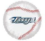 6 Licensed MLB Toronto Blue Jay Baseball Balloons For Party Decorations And Team Spirit