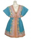 Turquoise Beach Dress -- Size:3x Color:Turquoise