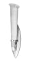 American Fluorescent HES118PCEC Helios 1-18 Watt Wall Sconce, Polished Chrome with Wispy White Glass