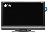 【エコポイント対象商品】 SHARP 40V型 ブルーレイ内蔵フルハイビジョン液晶テレビ ブラック系 LC-40DX2-B
