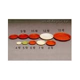 素焼風受皿 4号 ブラウン