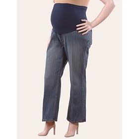 Motherhood Maternity: Plus Size Petite Secret Fit Belly(tm) Must-have Basic Maternity Jeans