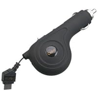 Samsung Blackjack i607 Rubberized Retractable Car Charger