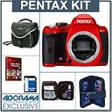 Pentax K-r Digital SLR Camera Body Only Kit – Red – 4GB SD Memory Card, Camera Bag, Professional Lens Cleaning Kit, Digital Memory Case – FREE: Red Giant Magic Bullet PhotoLooks V1.5 Software, for Mac & Windows a $199.00 Retail Value