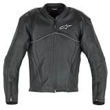 Alpinestars B-52 Leather Motorcycle Jacket Black XXXL