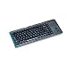 Slim Line 83KEY PS2 Black 15IN Kbd Trackball Us Red Image