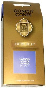 Lavender - Gonesh Incense Cones - Pack of 25