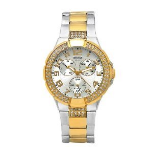 GUESS Women's W16563L1 Steel Two Tone Stainless Steel Multifunction Watch