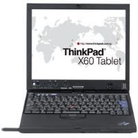 Lenovo ThinkPad X60 Tablet 6363 - Core Duo L2400 / 1.66 GHz LV - Centrino Duo - RAM 1 GB - HDD 100 GB - GMA 950 - Gigabit Ethernet - WLAN : Bluetooth, 802.11a/b/g - TPM - fingerprint reader - Win XP Tablet PC 2005 - 12.1" TFT 1024 x 768 ( XGA ) - black