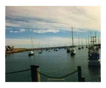 Rockport, Maine Harbor Scenic Photographic Poster Print by Dot Beverage, 10x8