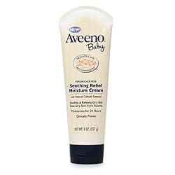 Aveeno Baby Soothing Relief Moisture Cream, Fragrance Free, 8-Ounce Tube
