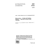 ISO 8710:1995, Motorcycles - Brakes and braking devices - Tests and measurement methods