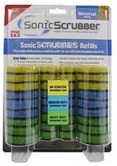 SONICSCRUBBER Power Cleaning Tool - Refill Disposable Scrubbing Pads (36/pk) by SONICSCRUBBERS LLC