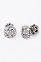 Juicy Couture Pave Peace Stud Earrings