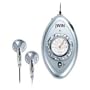 Jwin JXM3SIl Mini Am/Fm Pocket Radio In Silver