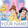 Sandylion Disney Princess Door Name Plate