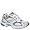 White/Grey/Teal : Wide-D Width