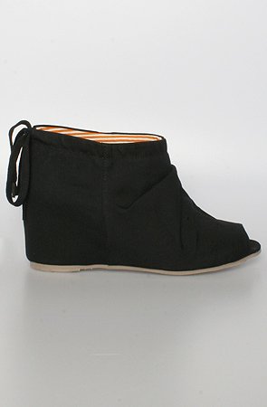 80%20 The Georgie Handkerchief Tie Hidden Wedge in Black,Shoes for Women from 80%20