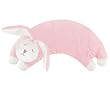 Angel Dear Curved Animal Pillows (One Size, Pink Floppy Ear Bunny)