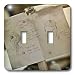 Kike Calvo New York - Robert Geller runway show German-born Geller won the GQ and FCDA Best New Menswear Designers Award - Light Switch Covers - double toggle switch