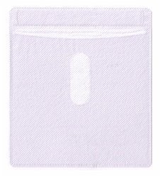 100 cd double-sided plastic sleeve white