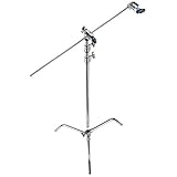 Avenger A2030DKIT Steel 40-Inch Detachable Base C-Stand with Grip Kit (Chrome)