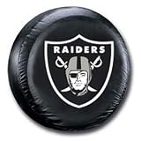 Oakland Raiders NFL Spare Tire Cover (Black) - NFL Tire Covers