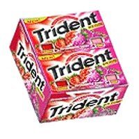 Trident strawberry fusion sugarless gum - 12 Ea, 12 Packs