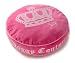Juicy Couture Crown Velour Dog Bed in Pink