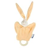 Rattle Ring Rabbit - Yellow--DC