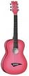 Dean Playmate Mini Acoustic Guitar, Pinkburst with Gig Bag, 3/4-Size