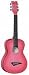 Dean Playmate Mini Acoustic Guitar, Pinkburst with Gig Bag, 3/4-Size