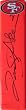 David Akers Autographed San Francisco 49ers Logo Football End Zone Pylon, Super Bowl XLVII, Proof Photo