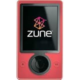 Zune 30 GB Digital Media Player (Red)