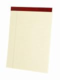 Ampad Heavyweight Writing Pad, 8.5 x 11.75 Inches, Ivory, 50-Sheet Pad (4 Pads per Pack) (20-011)