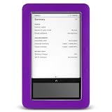 Barnes & Noble Nook E-reader E Reader PURPLE Soft Silicon Skin SLEEVE CASE Cover Pouch Carrying Bag