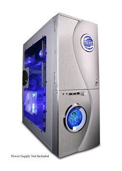 Cover image : APEVIA X-TELSTAR-AL Silver Aluminum ATX Full Tower Computer Case No Power Supply - Retail