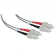 NEW SC / SC, Multimode, Duplex Fiber Optic Cable, 50/125, 2 Meter - SCSC-11002
