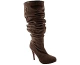 STRETCH SUEDE OVER THE KNEE BOOT