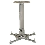 Projector Ceiling Mount 23.6IN-37.4IN Adjustable Extension (Silver) by