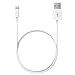 [Apple Mfi Certified] Sync & Charge USB Cable with Lightning Connector for iphone 6/6s/6s puls, Ipad Pro, Air 2 and More- 3.6 Feet (1.06 Meters) (Mfi UBS Cable(white))