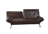 Convertible Sofa Bed - Chocolate