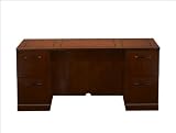 Mayline SCFF72 - E Sorrento 72 W Double Pedestal Credenza Finish: Espresso Walnut, Pedestal Option: