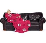 Cincinnati Reds 48"x71" Comfy Throw Fleece Over-sized Loose Fitting Sleeves Machine Washable