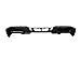 2007-2012 TOYOTA TUNDRA REAR BUMPER FACE BAR COATED BLACK W/O SENSOR HOLES